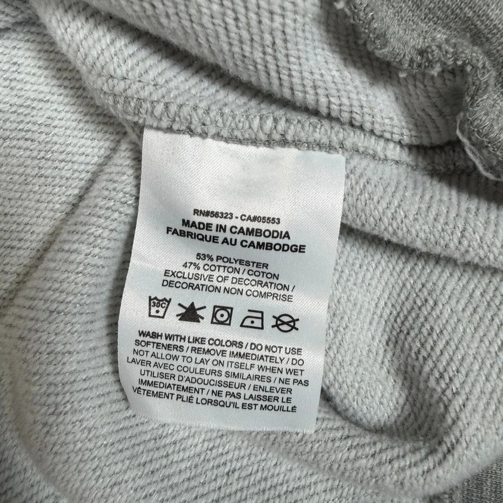 Nike Dri Fit Crewneck Sweatshirt Mens XL Gray Swoosh Athletic Pullover‎